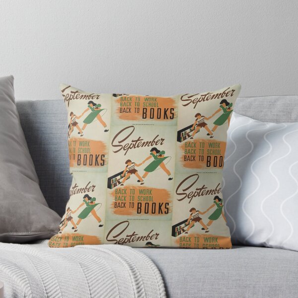 Item preview, September, back to books! - Vintage poster designed and sold by Vintage Designs +.