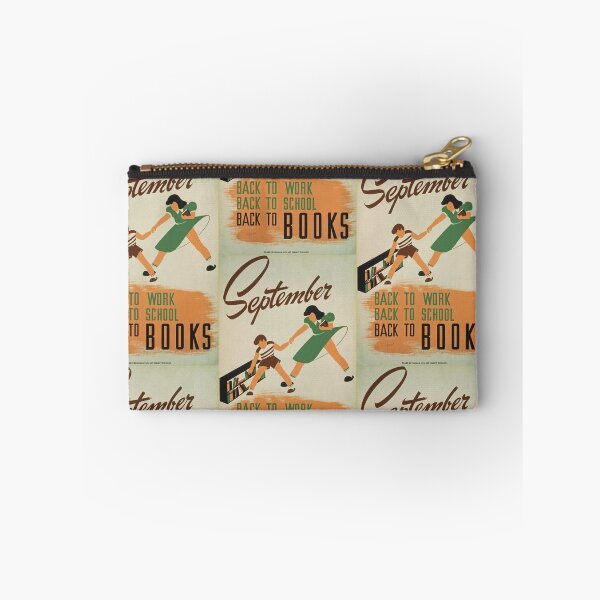 Item preview, September, back to books! - Vintage poster designed and sold by Vintage Designs +.