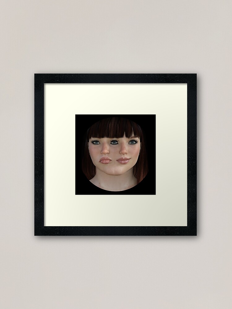 Alternate view of Two faces - Before and after coffee Framed Art Print