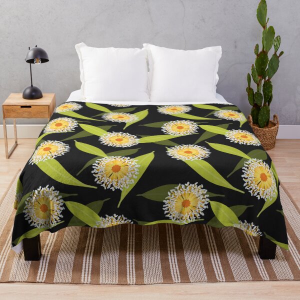 Item preview, Australian Flora on Black designed and sold by The Wellington Boot.