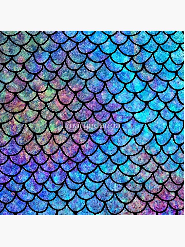 Discover Colorful Mermaid scales Bag