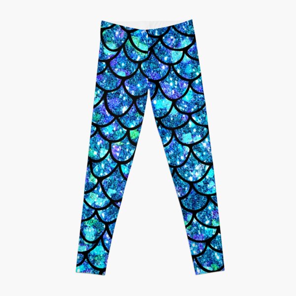Discover Magical Sparkly Mermaid Scales | Leggings