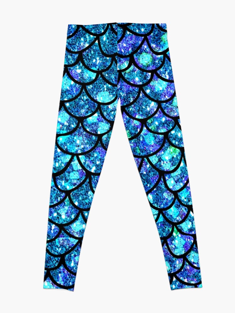 Discover Magical Sparkly Mermaid Scales | Leggings