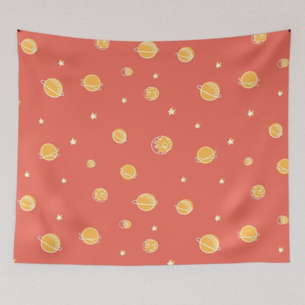 Item preview, Retro Planets with Stars in Space  designed and sold by AgaRyc.