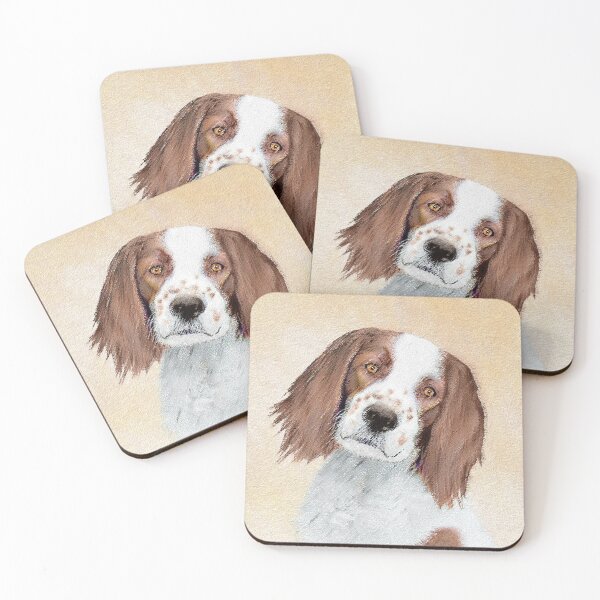 Item preview, Irish Red and White Setter Painting - Original Art designed and sold by alpendesigns.