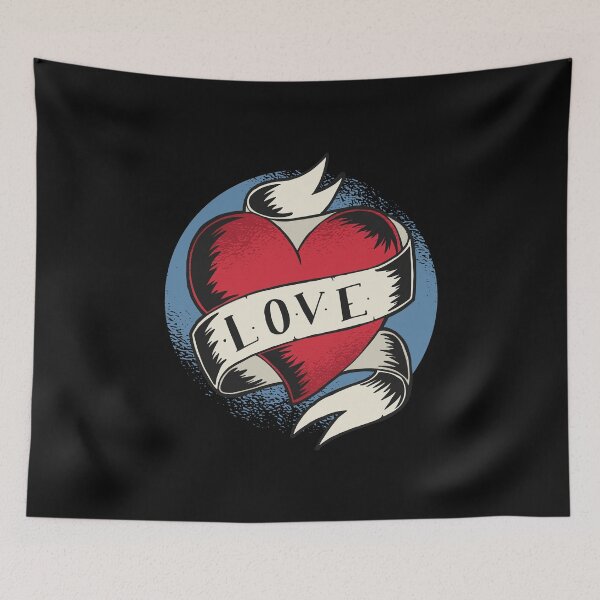 Item preview, Heart, tattoo, tattoo, love, retro designed and sold by DerSenat.