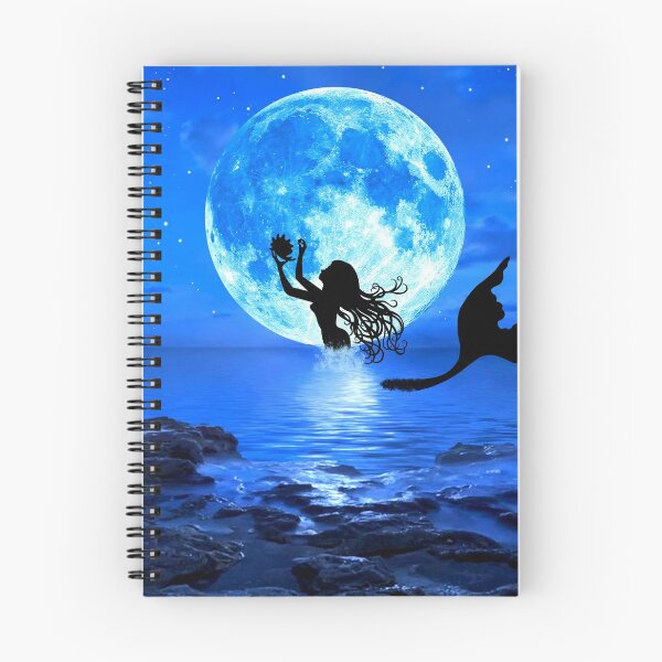 Item preview, Moonlight Mermaid - Blue designed and sold by maryedenoa.