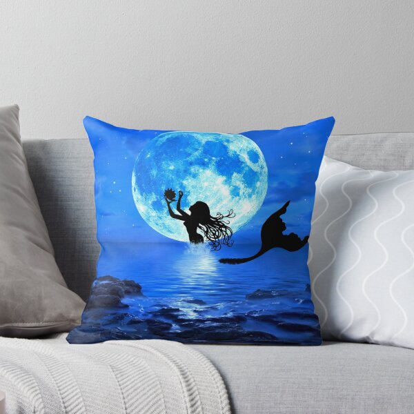 Item preview, Moonlight Mermaid - Blue designed and sold by maryedenoa.