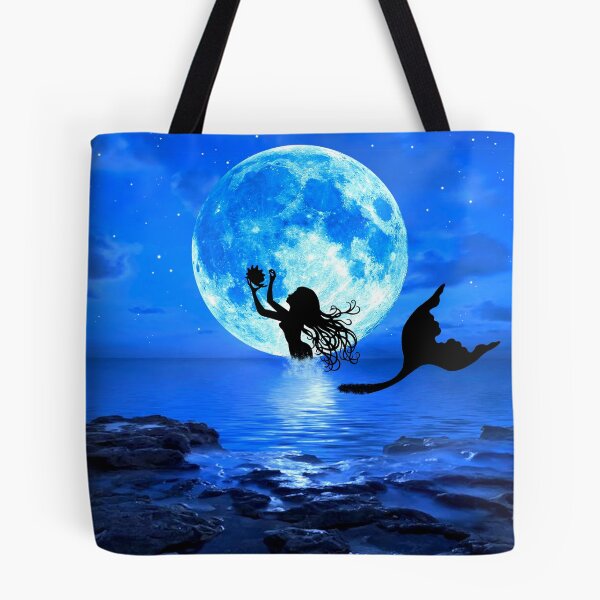 Item preview, Moonlight Mermaid - Blue designed and sold by maryedenoa.