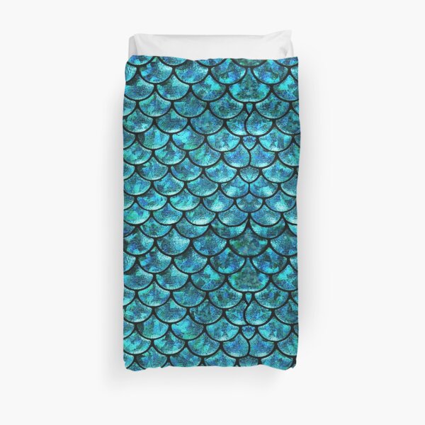 Mermaid Scales Duvet Cover
