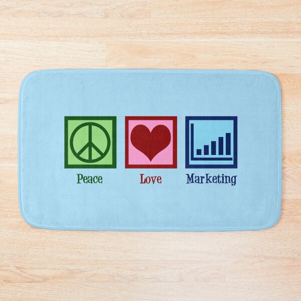 Item preview, Peace Love Marketing designed and sold by Epic Love Designs.