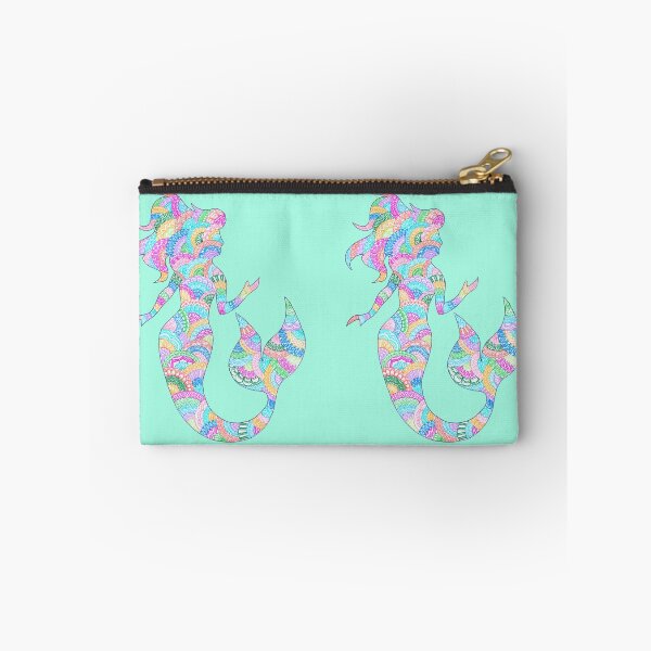 Item preview, Colourful Mermaid doodle patterns designed and sold by SilverBirch14.