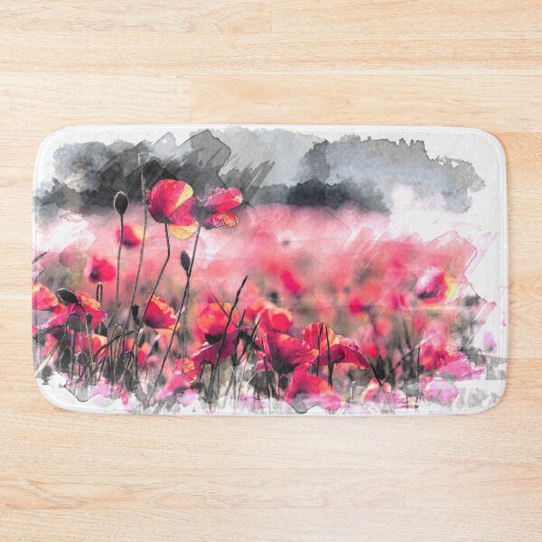 Item preview, Field of red poppies designed and sold by alexixela.