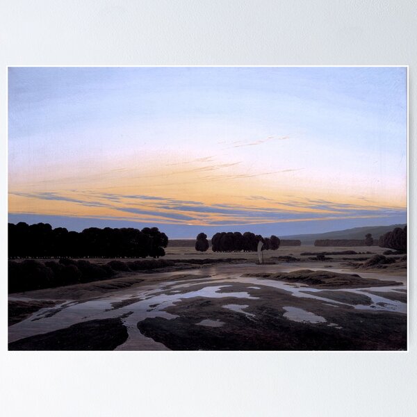 Item preview, Caspar David Friedrich - The Grosse Gehege near Dresden designed and sold by ArtExpression.