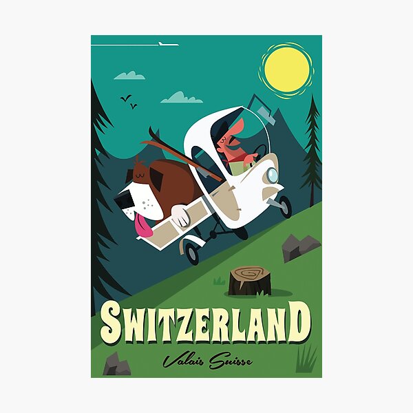 Item preview, Switzerland poster designed and sold by GAGodel.