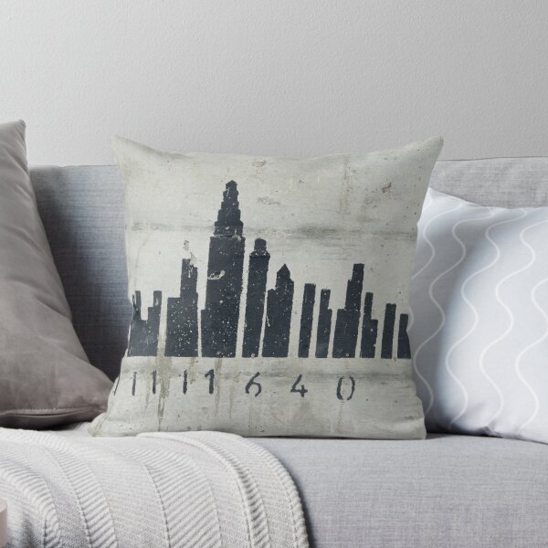 Selling the City Metropolis Throw Pillow