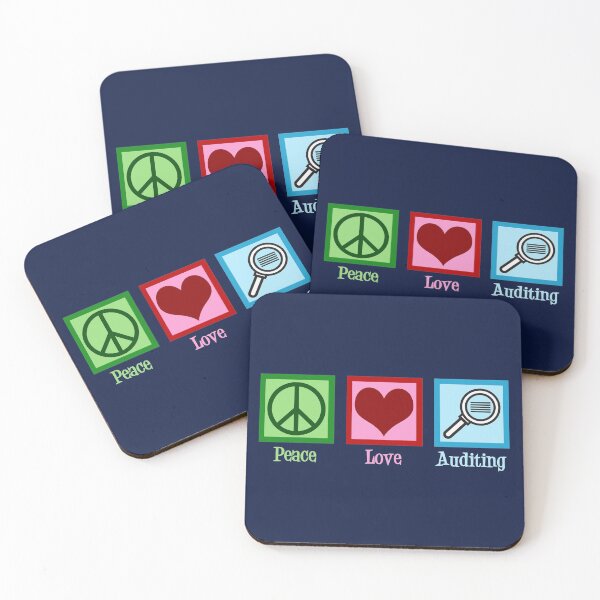 Item preview, Peace Love Auditing designed and sold by Epic Love Designs.