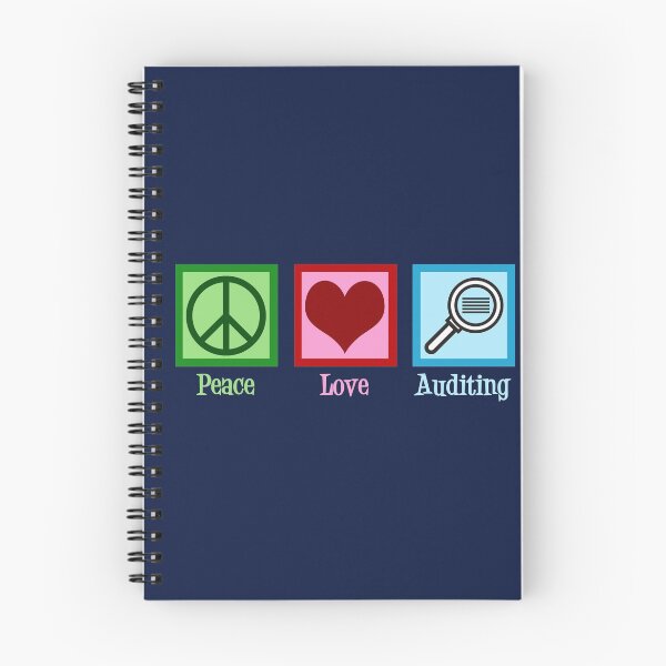 Item preview, Peace Love Auditing designed and sold by Epic Love Designs.