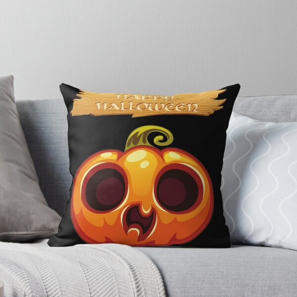 Item preview, Happy Halloween Pumpkin Surprised designed and sold by wolfgangrainer.