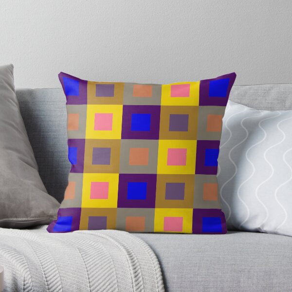 Square Deal Throw Pillow