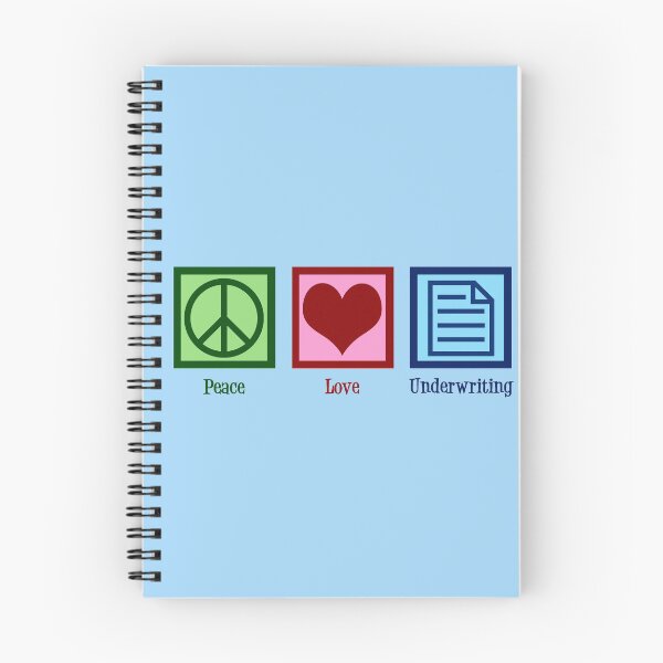 Item preview, Peace Love Underwriting designed and sold by Epic Love Designs.