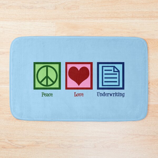 Item preview, Peace Love Underwriting designed and sold by Epic Love Designs.