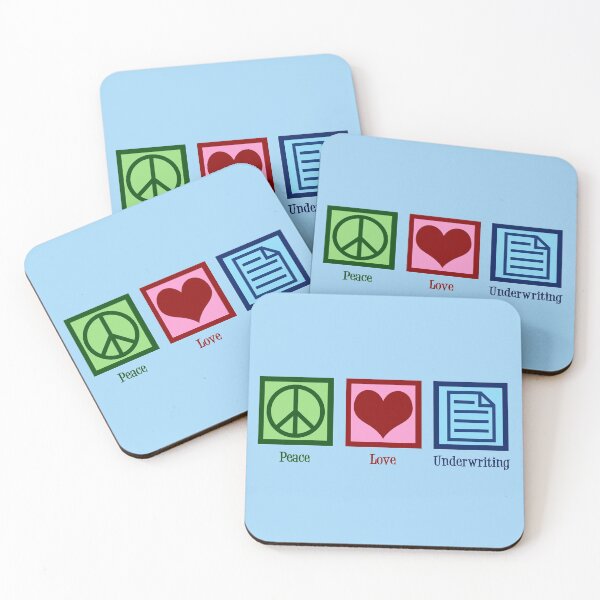 Item preview, Peace Love Underwriting designed and sold by Epic Love Designs.