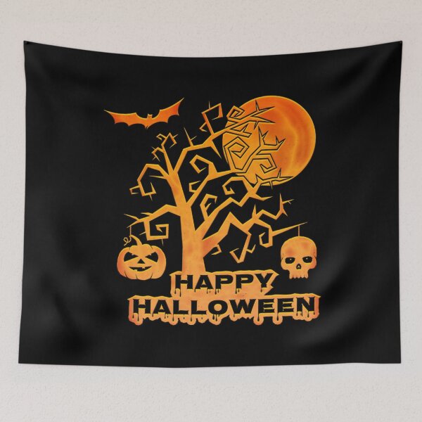 Item preview, Happy Halloween cemetery designed and sold by wolfgangrainer.