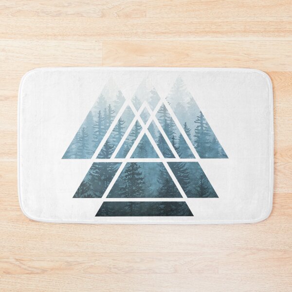 Item preview, Sacred Geometry Triangles - Misty Forest designed and sold by maryedenoa.