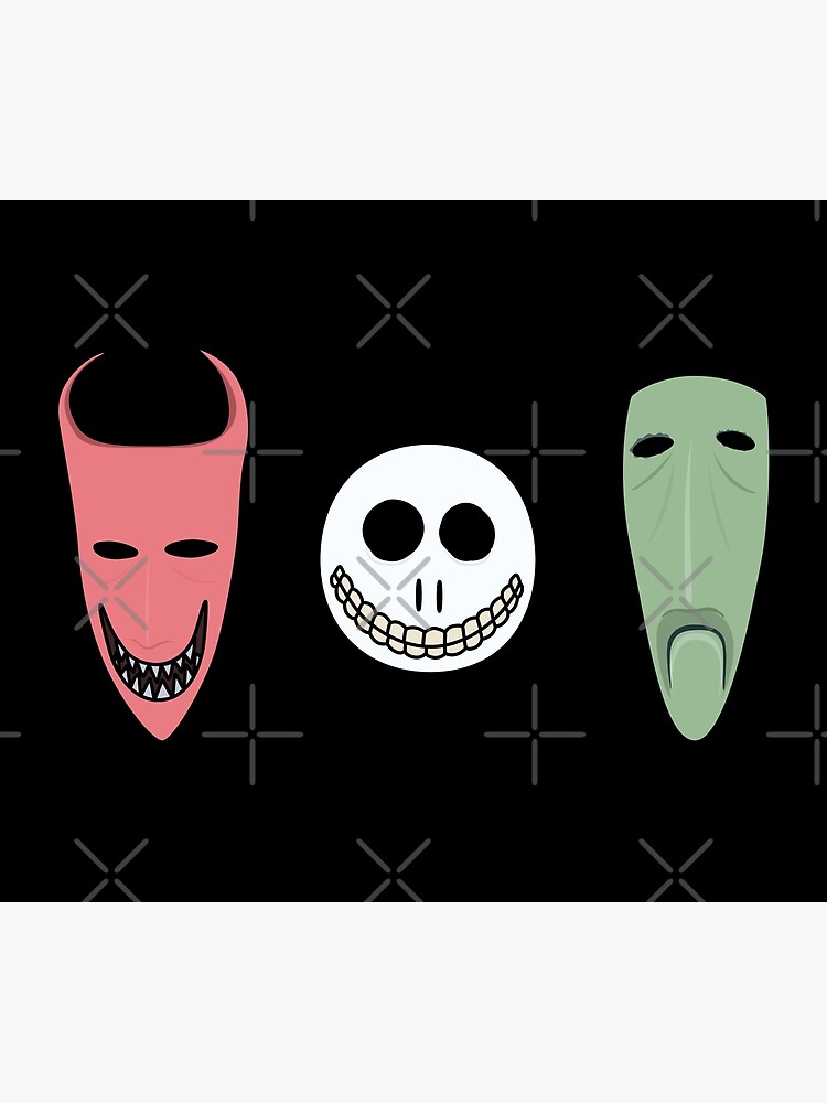 "Lock, Shock and Barrel Masks" Tapestry for Sale by Jakmalone Redbubble