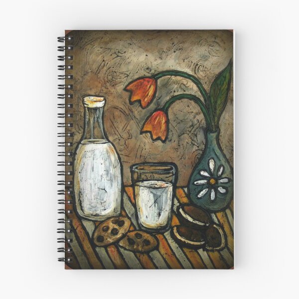 Item preview, Milk and Cookies / Still Life / Kitchen Art / Chocolate Chip / Tulips  designed and sold by artenvironments.