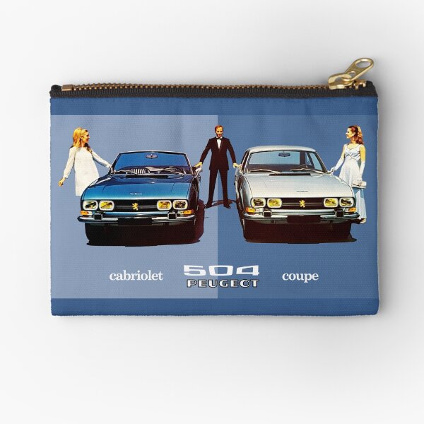 PEUGEOT 504 COUPE / CONVERTIBLE Zipper Pouch