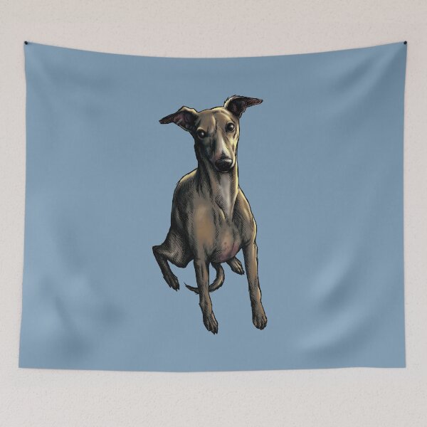 Item preview, Whippet Dog Portrait designed and sold by MMMSdesigns.
