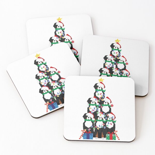 Item preview, Bernese Mt Dog Puppy Christmas Tree designed and sold by emrdesigns.