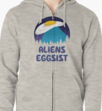 Aliens Eggsist Zipped Hoodie