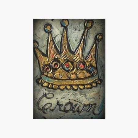 Mindful Queen Crown Stickers, Magnet