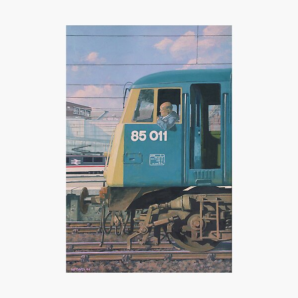 class 85 electric locomotive at euston station Photographic Print