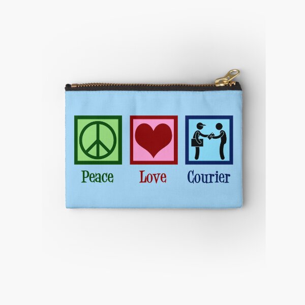 Item preview, Peace Love Courier designed and sold by Epic Love Designs.