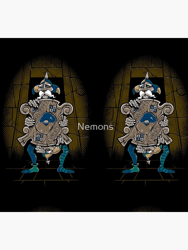 One of Us Always Lies - Labyrinth Door - Goblin - 80's Fantasy by Nemons