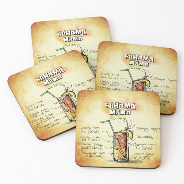 Item preview, Bahama Mama Drink Recipe designed and sold by pjwuebker.