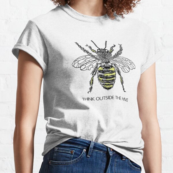 Think Bee T Shirts Redbubble - james tips roblox bee swarm