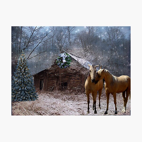 Item preview, Sparkling Country Christmas-OLD barn designed and sold by Sharksladie.