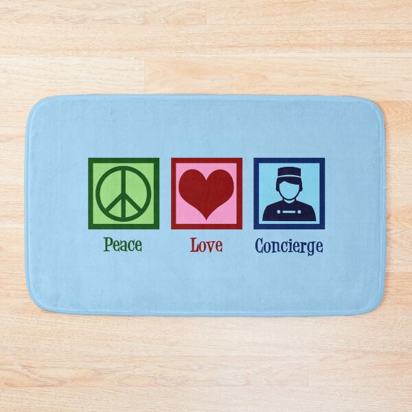 Item preview, Peace Love Concierge designed and sold by Epic Love Designs.