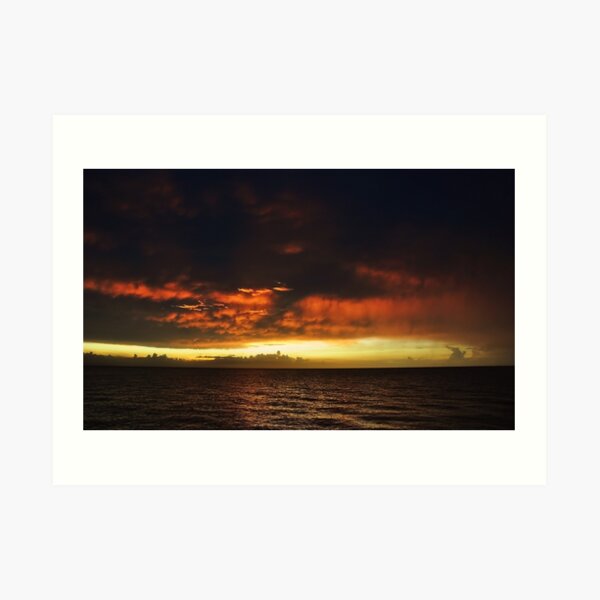 FIERY. (Montego Bay, Jamaica) Art Print