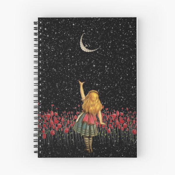 Item preview, Wonderland Smiling Starry Night - Alice In Wonderland designed and sold by maryedenoa.