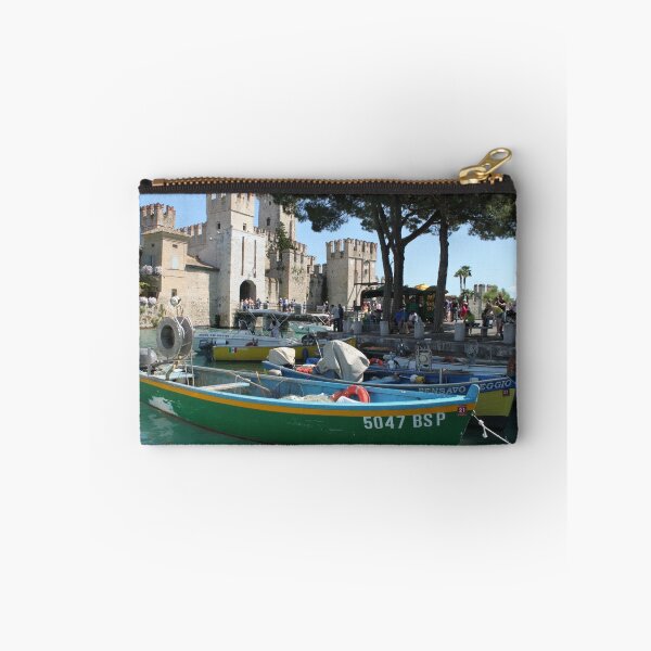 Item preview, Colorful boats by the Scaliger castle designed and sold by Elena Skvortsova.