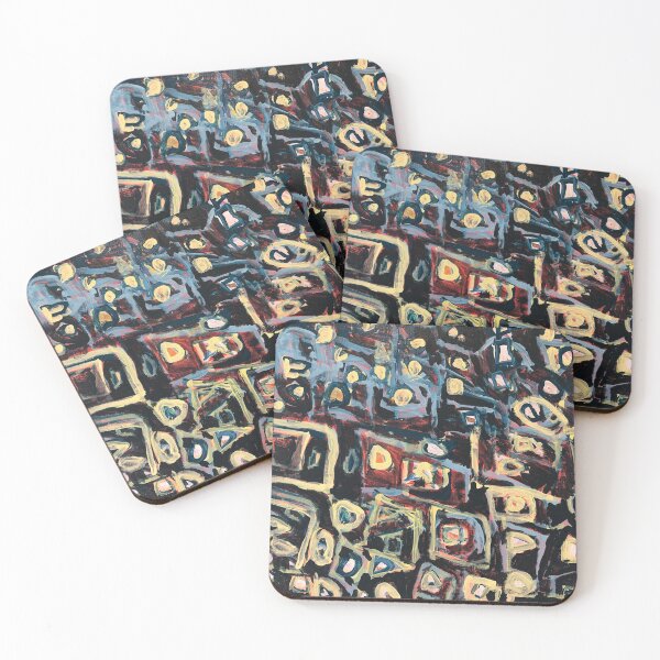 Item preview, Abstract Shapes by Linda M. designed and sold by CreativeClayArt.