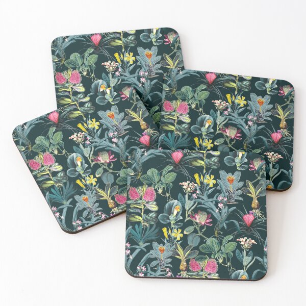 Item preview, Dark Tropical Exotic Flowers designed and sold by madtoyman.