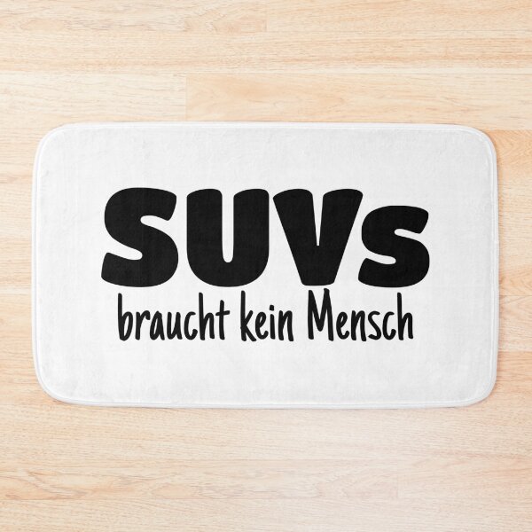 Artikelvorschau, SUVs braucht kein Mensch (Schwarz) entworfen und verkauft von theshirtshops.