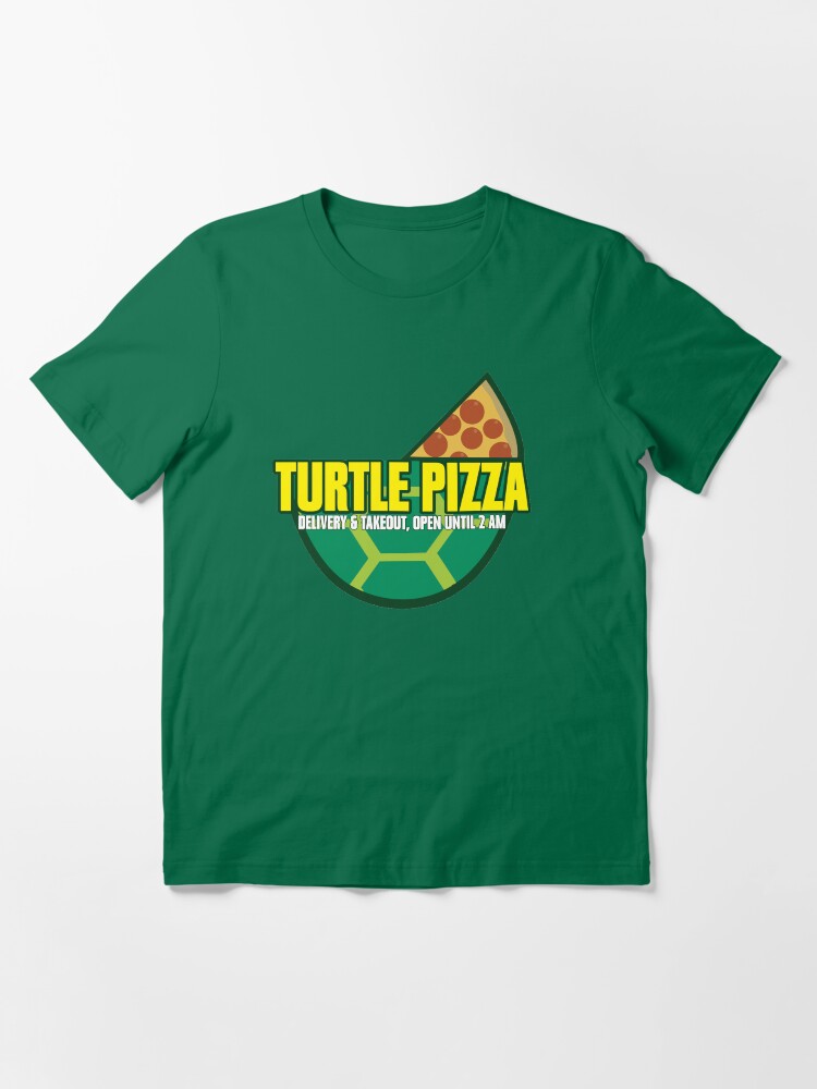 Alternate view of Turtle Pizza Essential T-Shirt